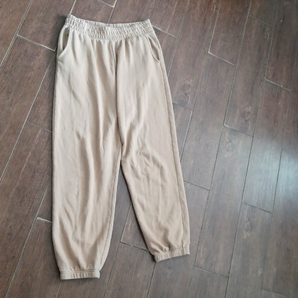 American eagle tan sweat pants